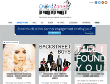 Tablet Screenshot of chordzone.org